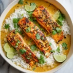 Baked Coconut Curry Salmon