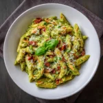 broccoli cheese pesto pasta