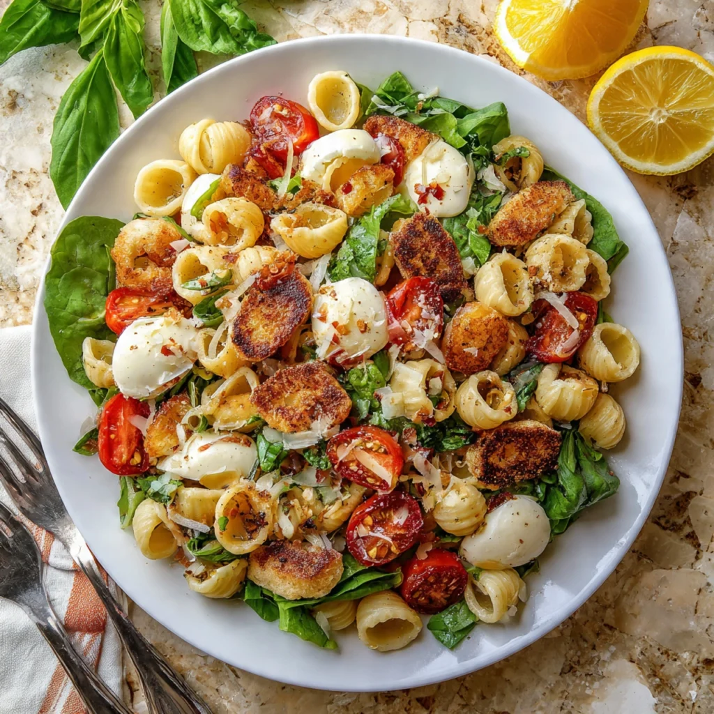 Caprese Caesar Pasta Salad: The Bold You Need Now Caprese Caesar Pasta Salad