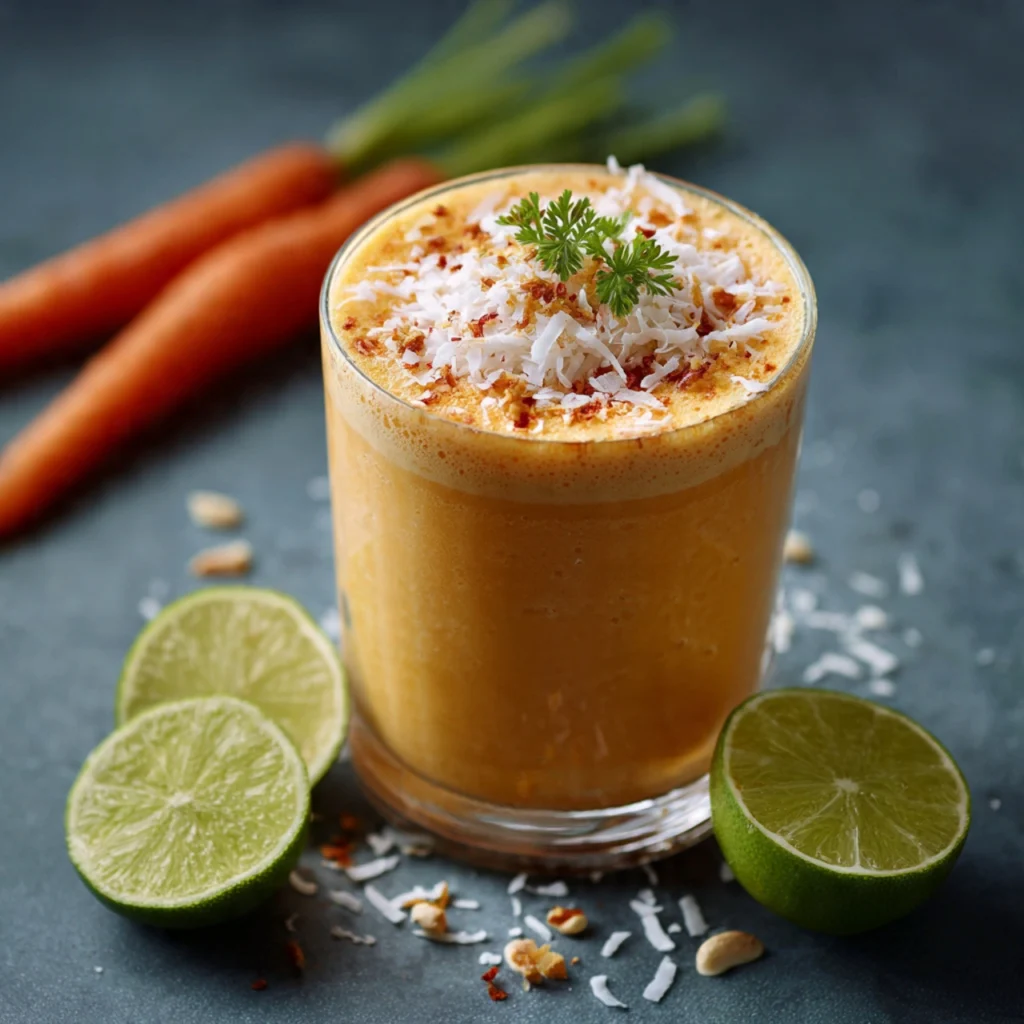 This Carrot Coconut Lime Shake Is Better Than Coffee Carrot Coconut-Lime Shake