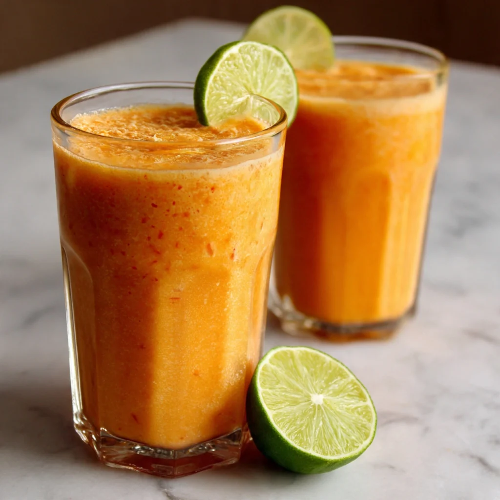 This Carrot Coconut Lime Shake Is Better Than Coffee Carrot Coconut-Lime Shake