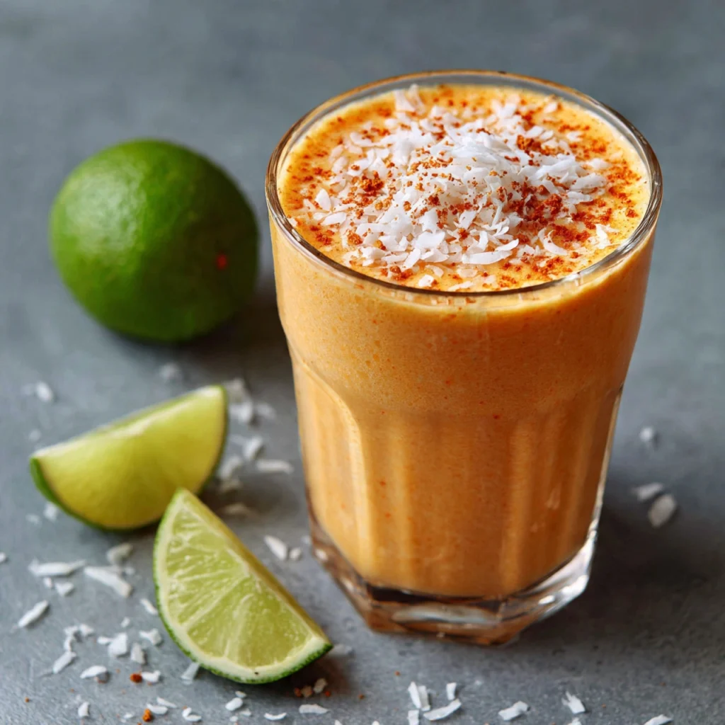 This Carrot Coconut Lime Shake Is Better Than Coffee Carrot Coconut-Lime Shake