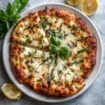 Cheese Lemon Basil Pizza