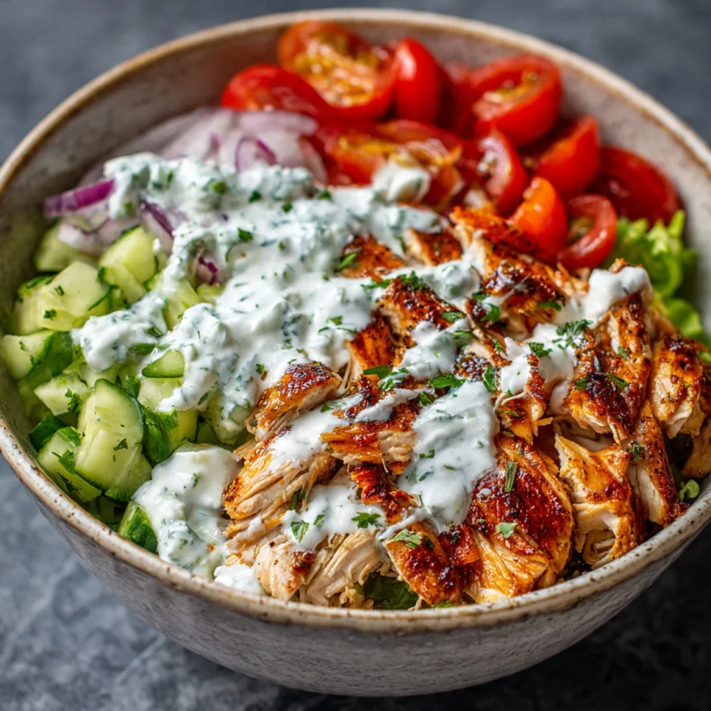 Chicken Tzatziki Bowls