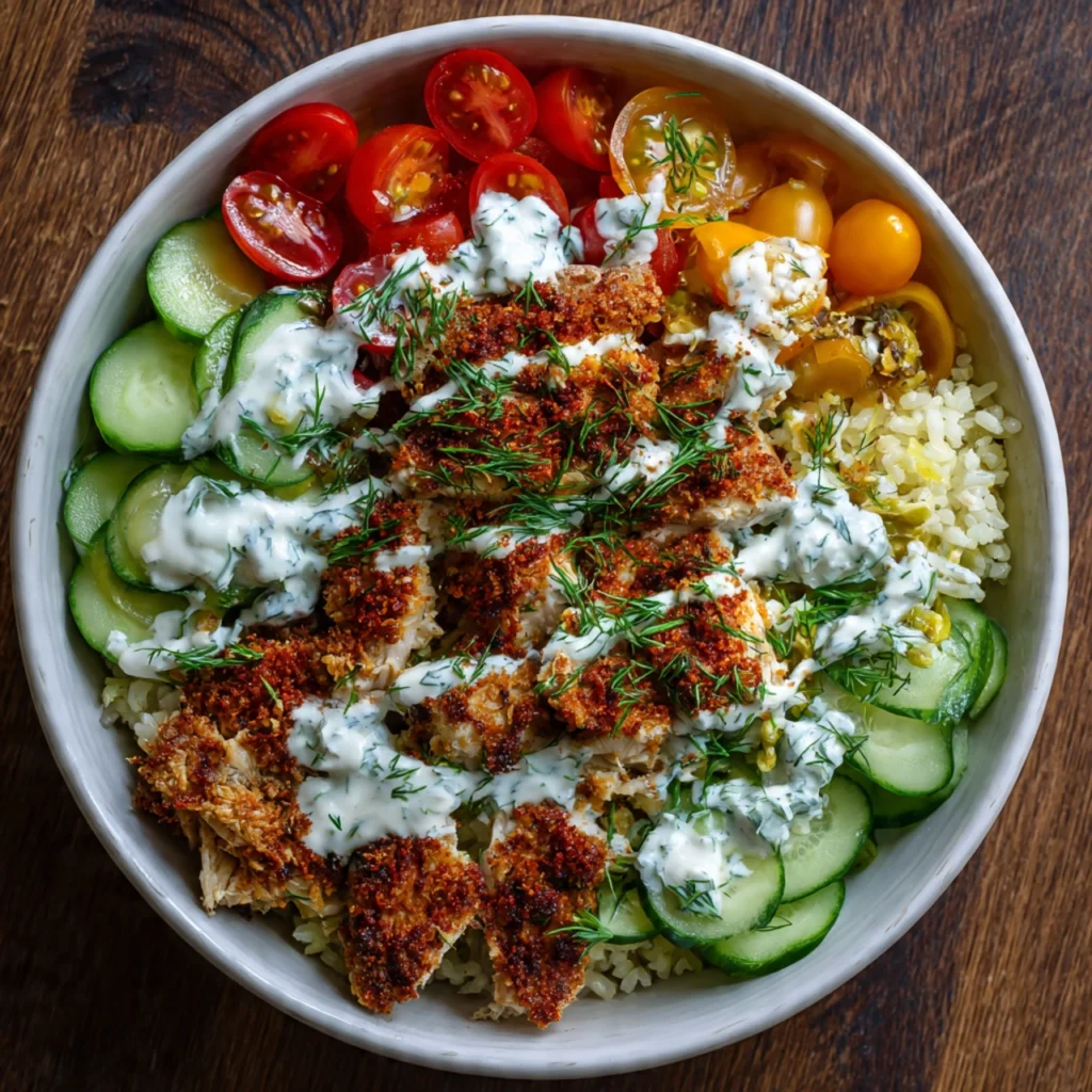Chicken Tzatziki Bowls