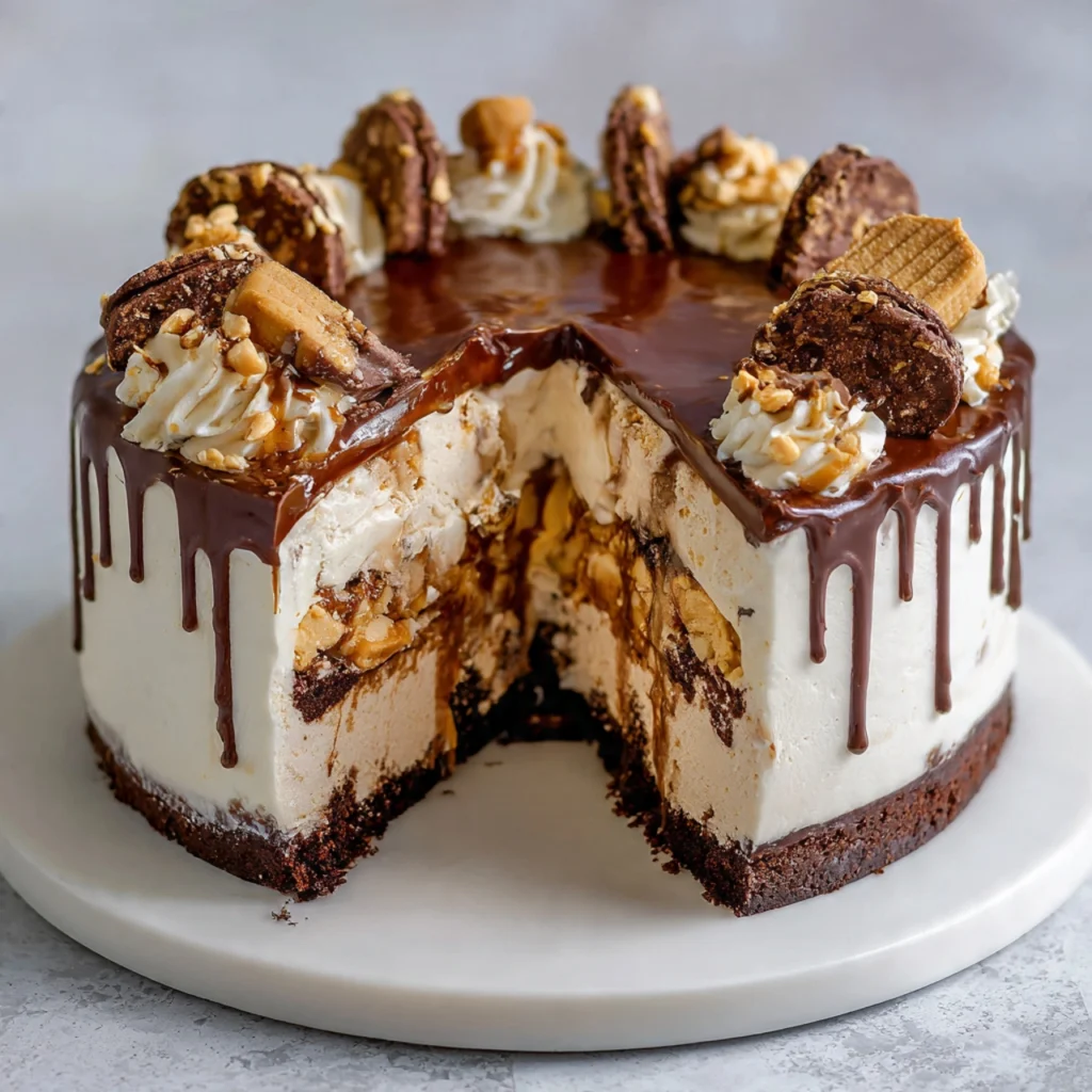 Chocolate Peanut Butter Ice Cream Cak Everyone Will Love It Chocolate Peanut Butter Ice Cream Cake