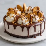Chocolate Peanut Butter Ice Cream Cake