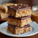 Chocolate Peanut Butter Oatmeal Bars