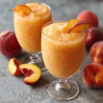 Frozen Peach Rosé Slushy
