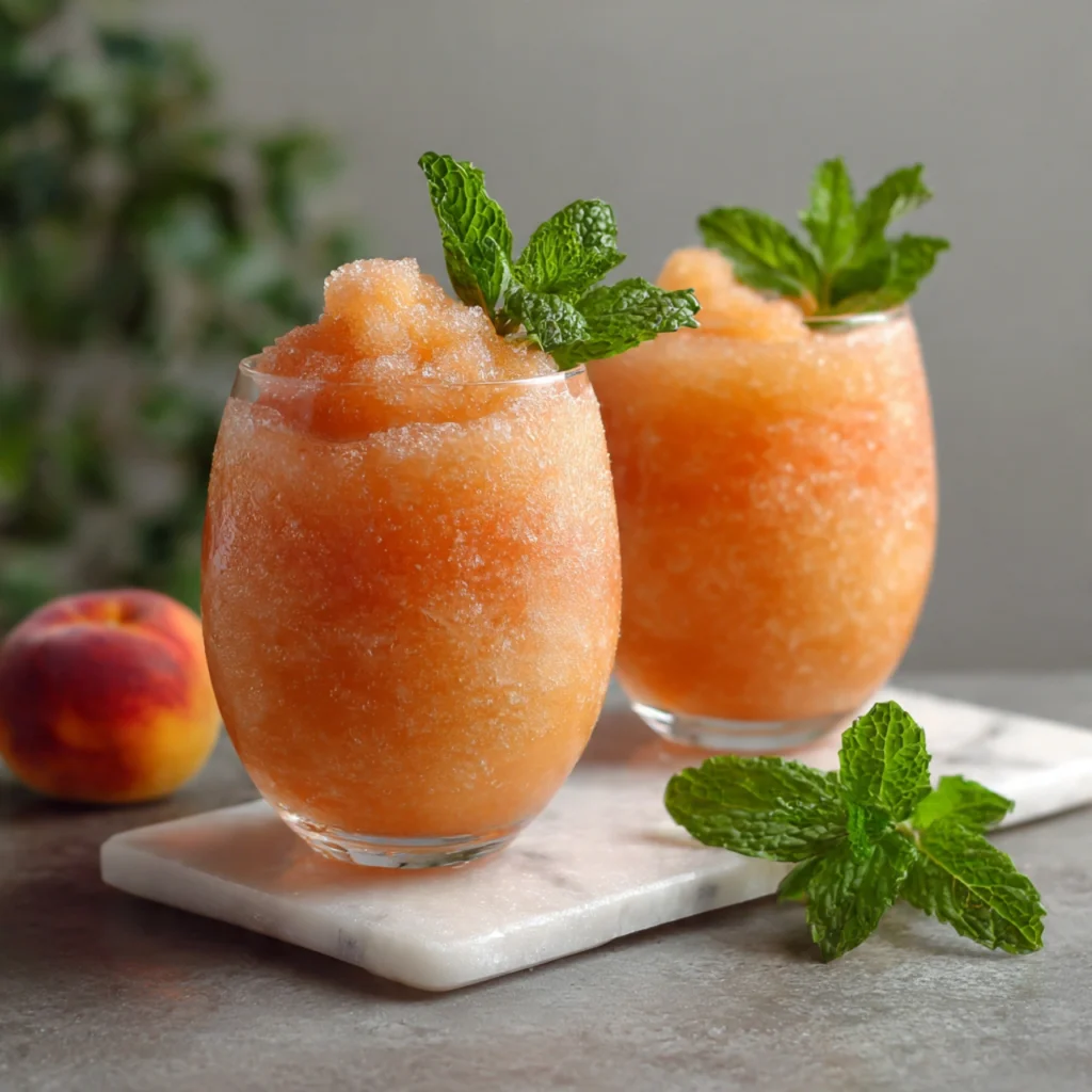The Ultimate Frozen Peach Rosé You Need Now Frozen Peach Rosé Slushy