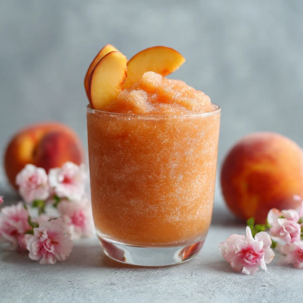 The Ultimate Frozen Peach Rosé You Need Now Frozen Peach Rosé Slushy