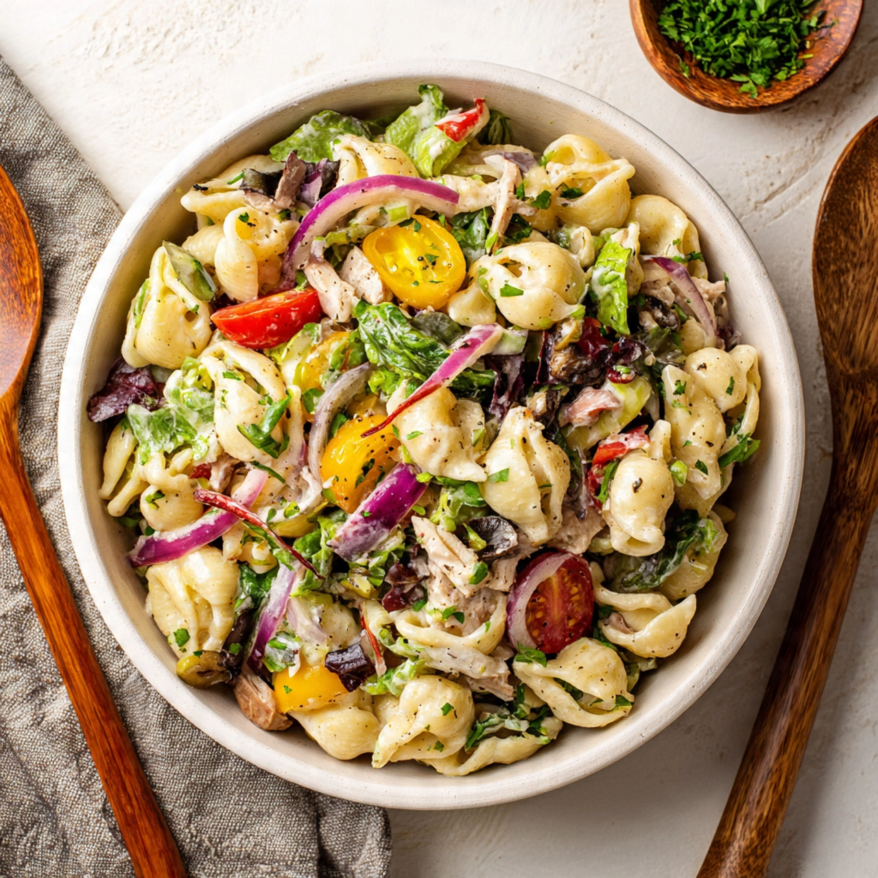 The Ultimate Italian Chopped Pasta Salad You’ll Love!