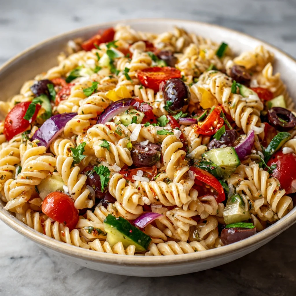 The Ultimate Italian Chopped Pasta Salad You’ll Love! italian chopped pasta salad