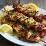 Lemon Chicken Skewers