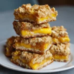 Mango Oatmeal Crumble Bars