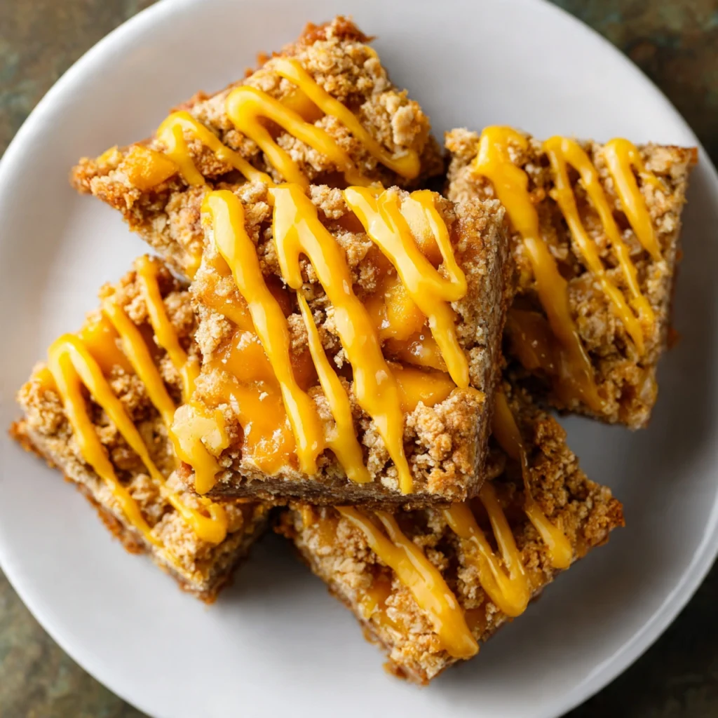 Mango Oatmeal Crumble Bars