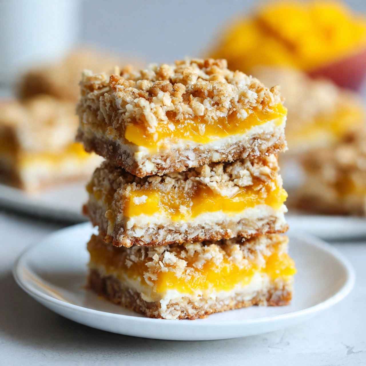 The Best Mango Oatmeal Crumble Bars You’ll Love!