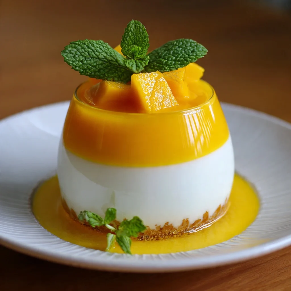 Mango Panna Cotta: The Best Dessert You’ll Love Mango Panna Cotta
