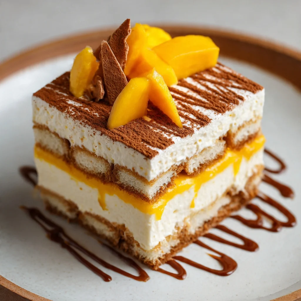 Mango Tiramisu The Best Dessert You'll Love! Mango Tiramisu