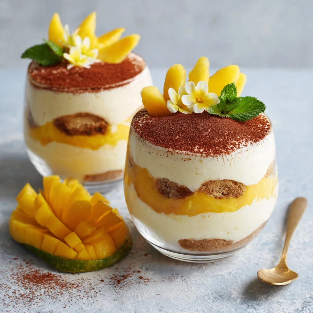 Mango Tiramisu The Best Dessert You'll Love! Mango Tiramisu