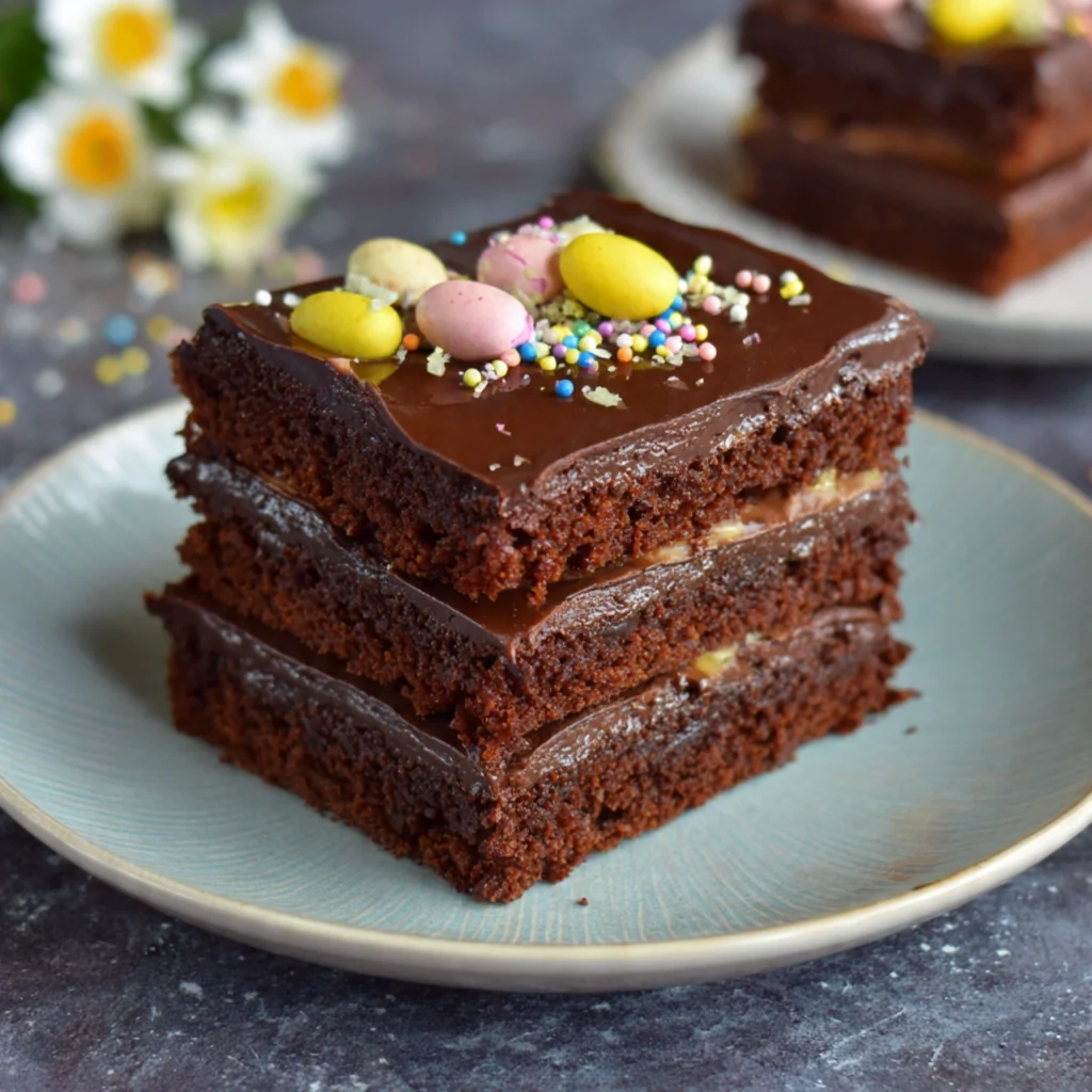 Retro-Style Chocolate Sheet Cake