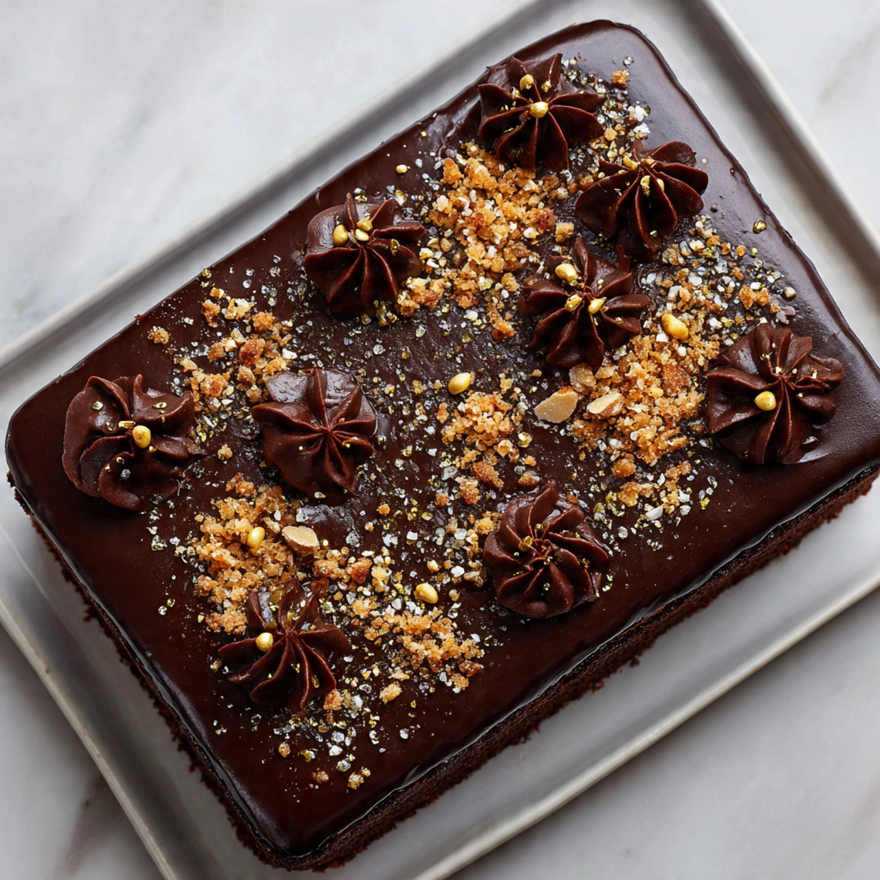 How to Make Easy Retro-Style Chocolate Sheet Cake