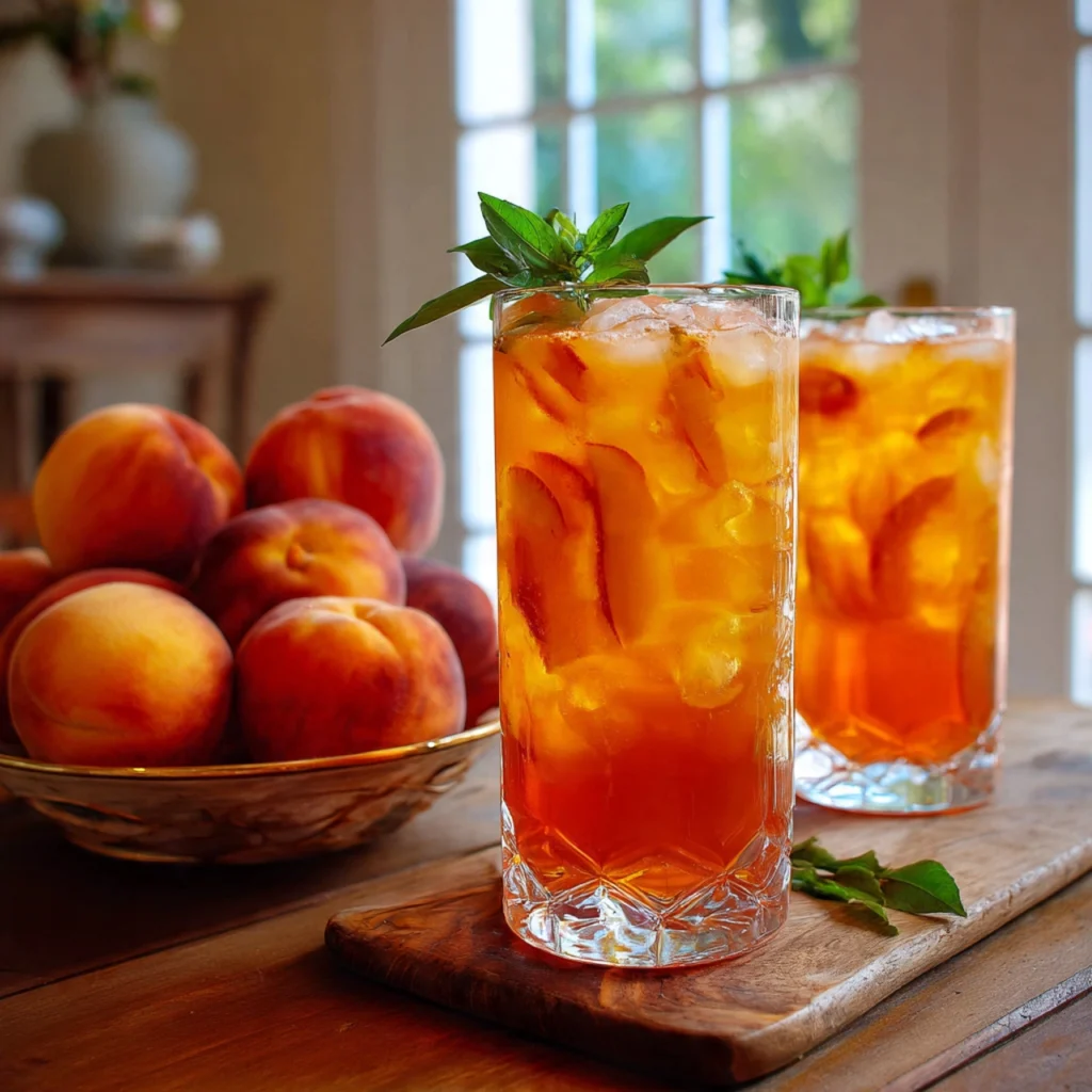 Southern Peach Tea