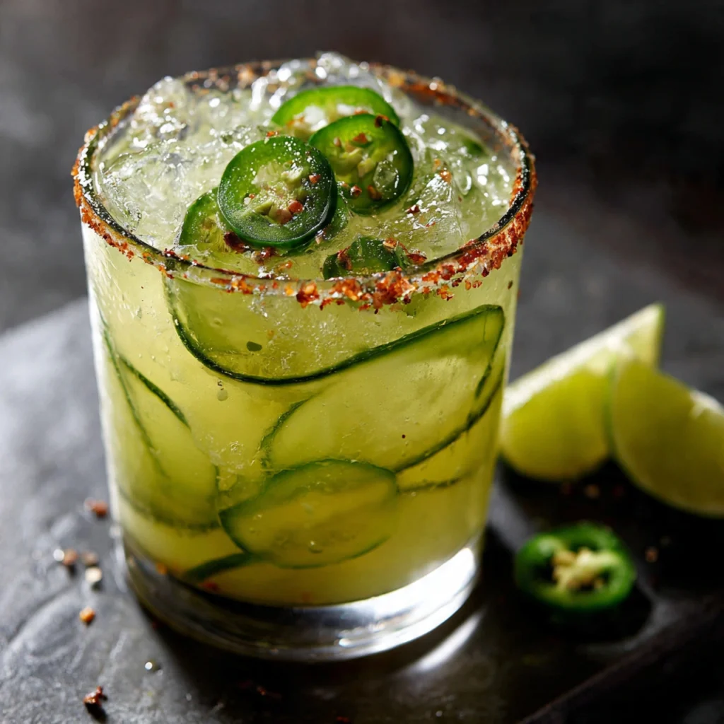 The Ultimate Spicy Cucumber Margarita You Need Now Spicy Cucumber Margarita