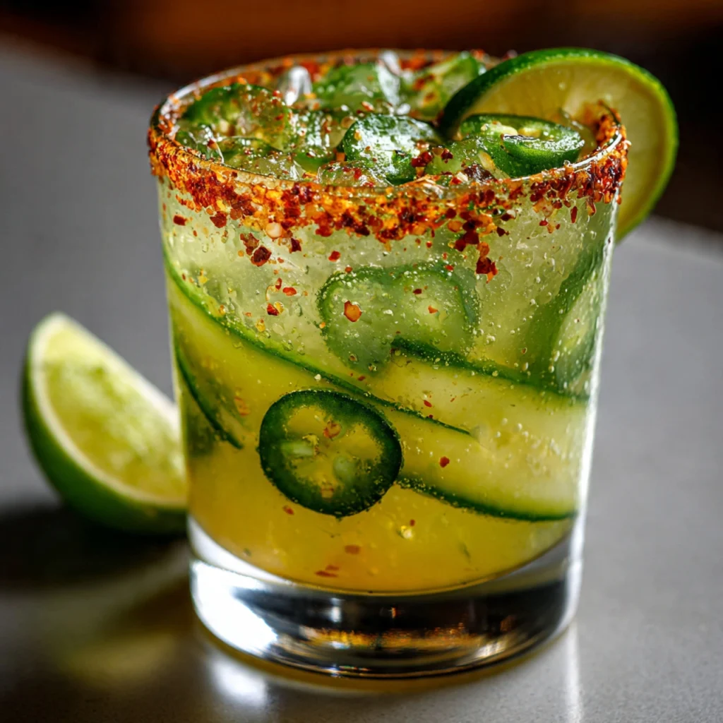 The Ultimate Spicy Cucumber Margarita You Need Now Spicy Cucumber Margarita