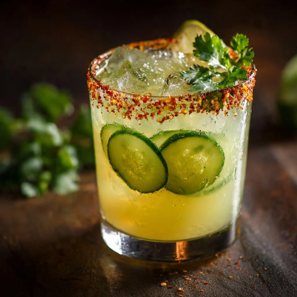 The Ultimate Spicy Cucumber Margarita You Need Now Spicy Cucumber Margarita
