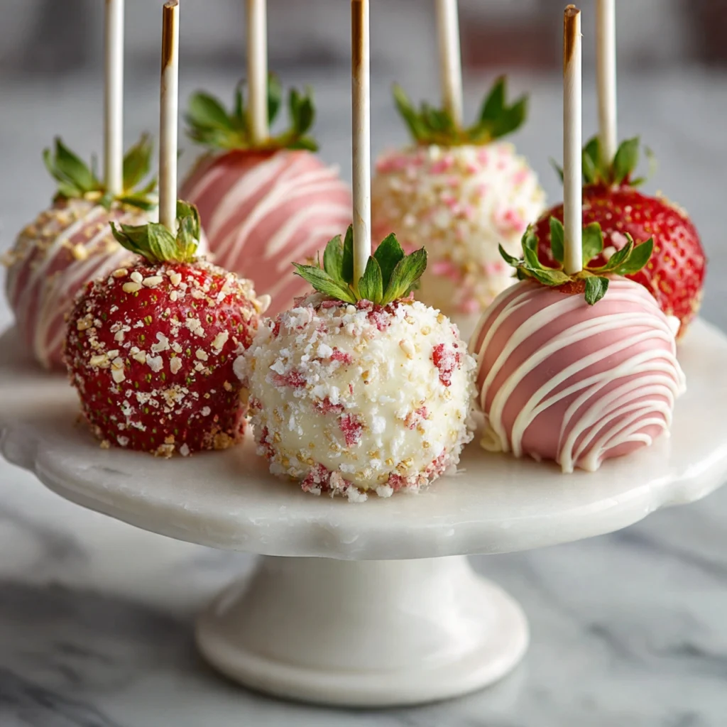 Strawberry Cake Pops: The Viral Treat You Need Right Now Strawberry Cake Pops