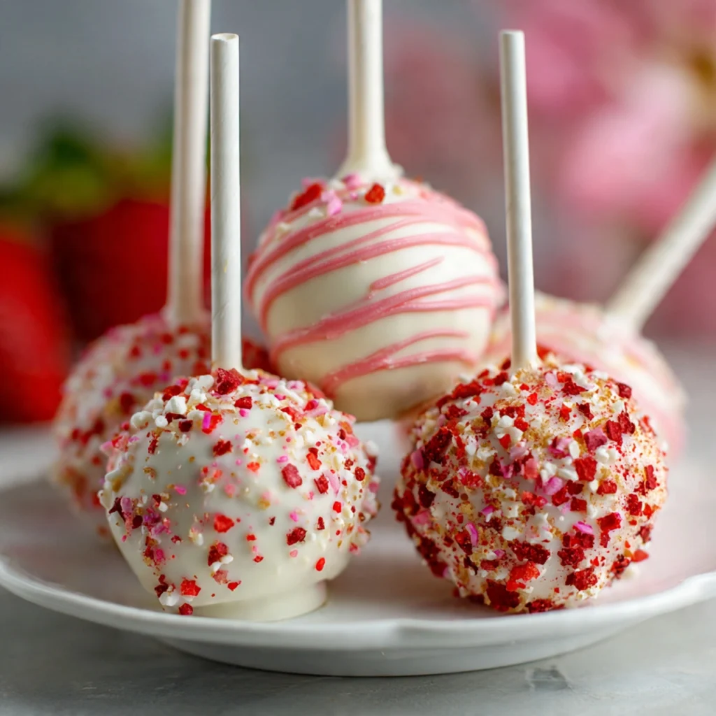 Strawberry Cake Pops: The Viral Treat You Need Right Now Strawberry Cake Pops