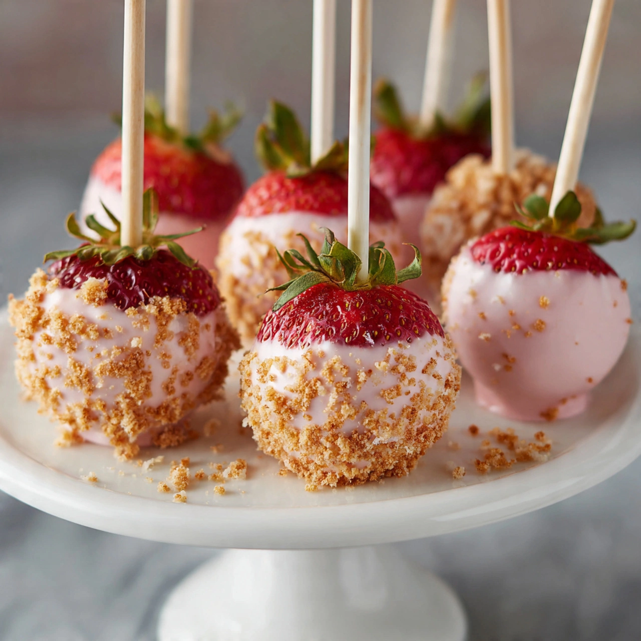 Strawberry Cake Pops