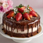 Strawberry Chocolate Cake