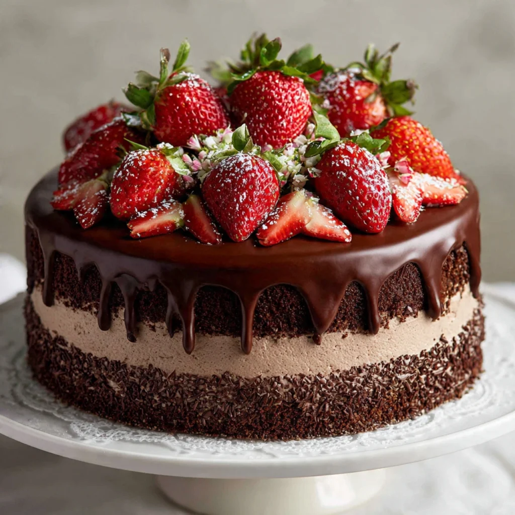 Strawberry Chocolate Cake