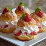 Strawberry Cream Puffs