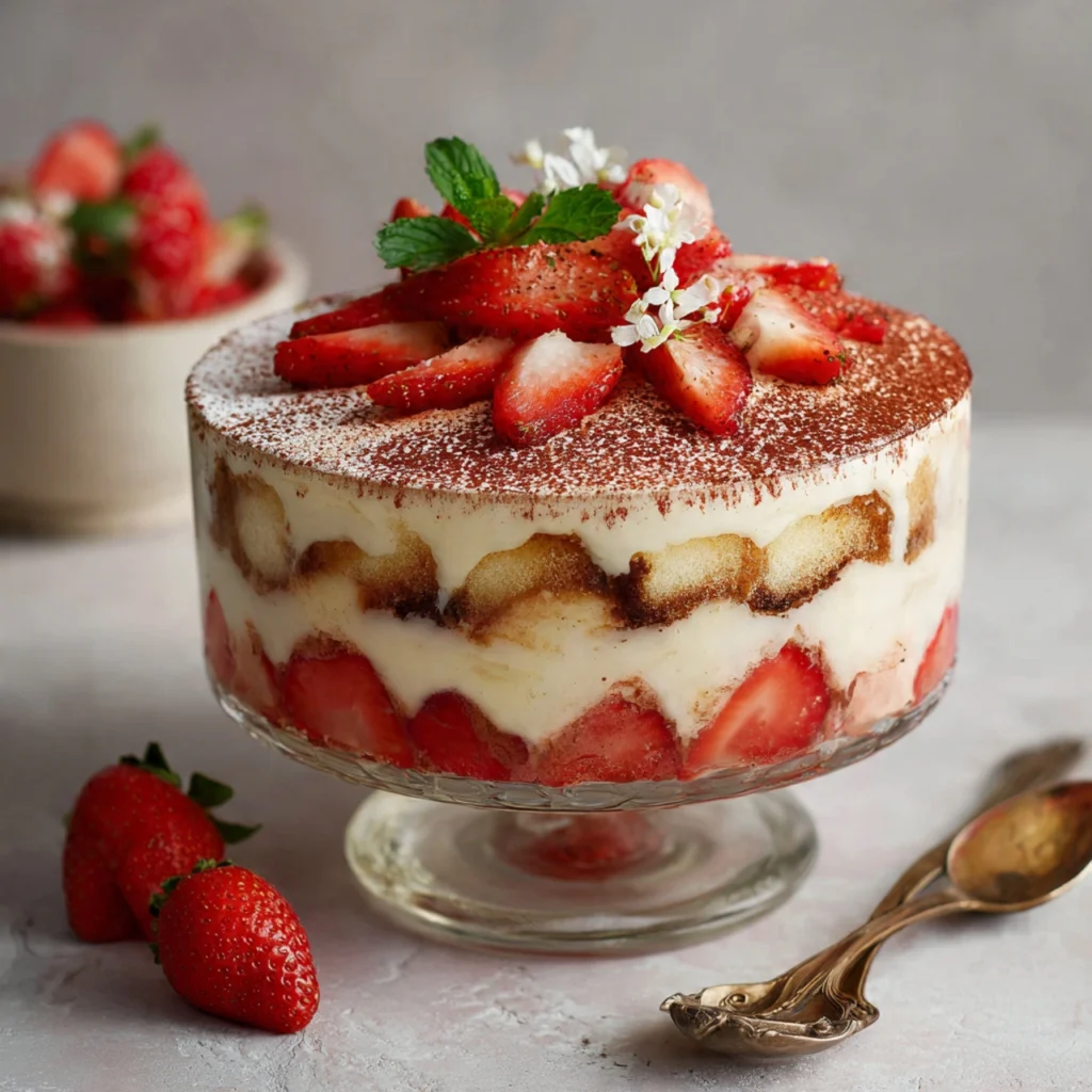 Strawberry Tiramisu