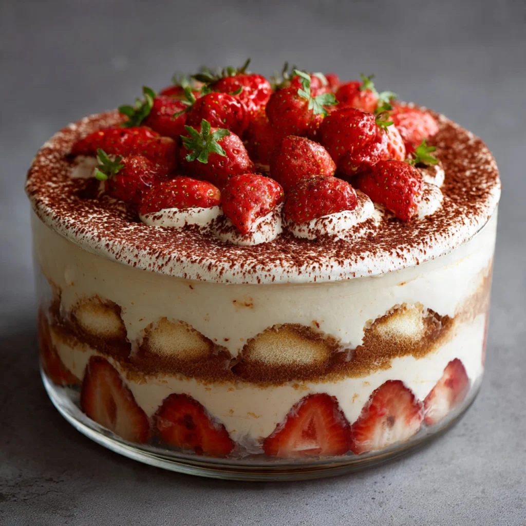 Strawberry Tiramisu