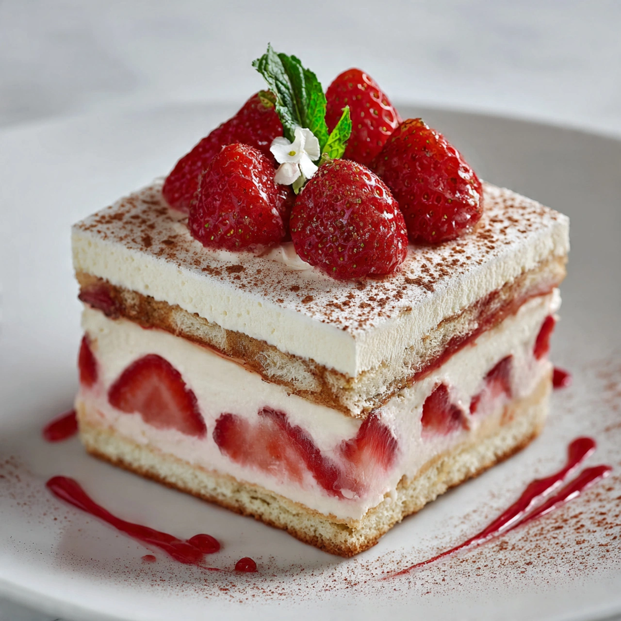 Strawberry Tiramisu