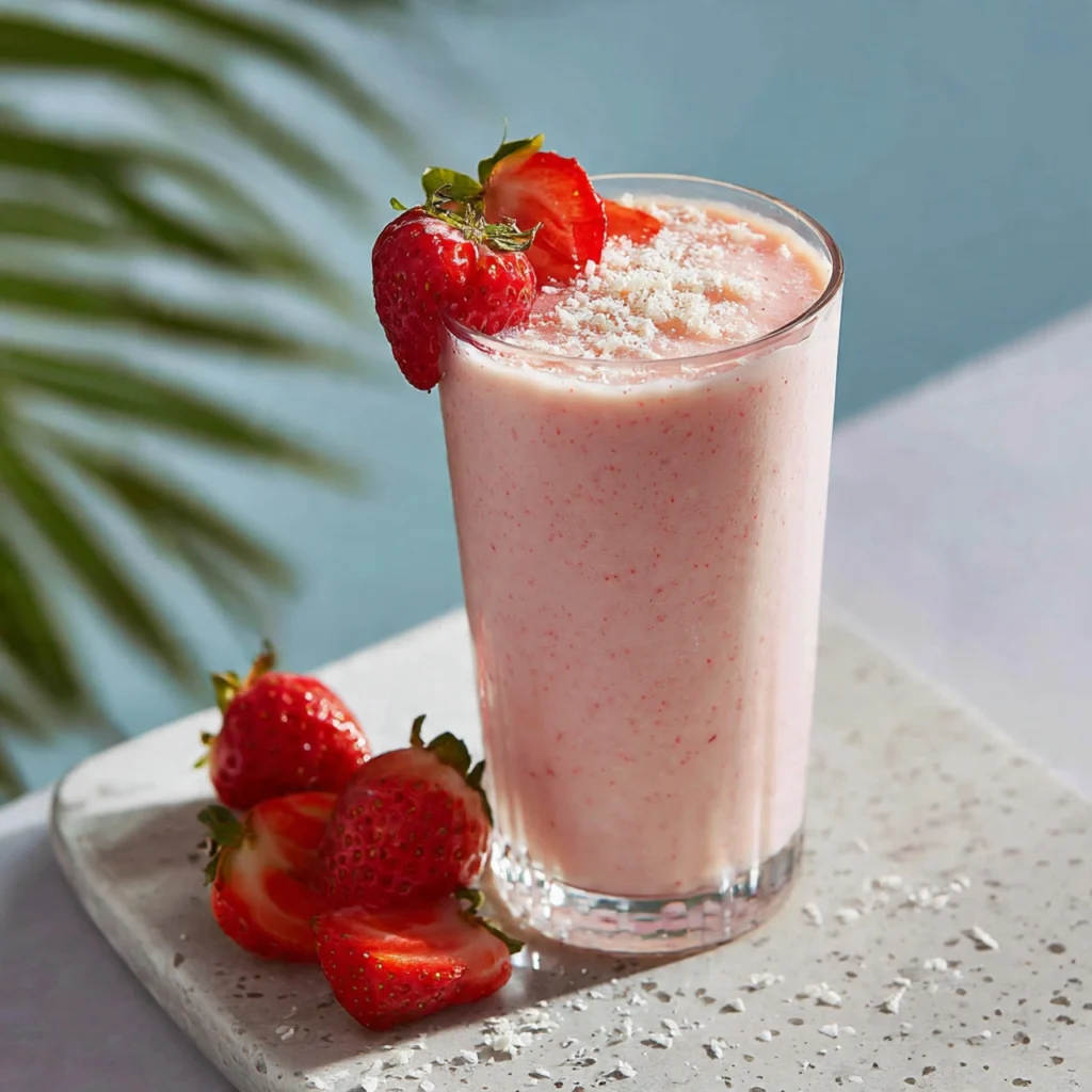 Strawberry Vanilla Smoothie
