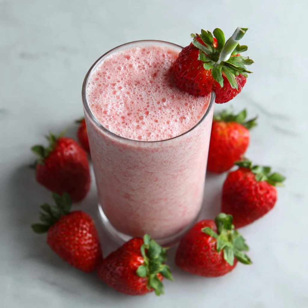 Strawberry Vanilla Smoothie
