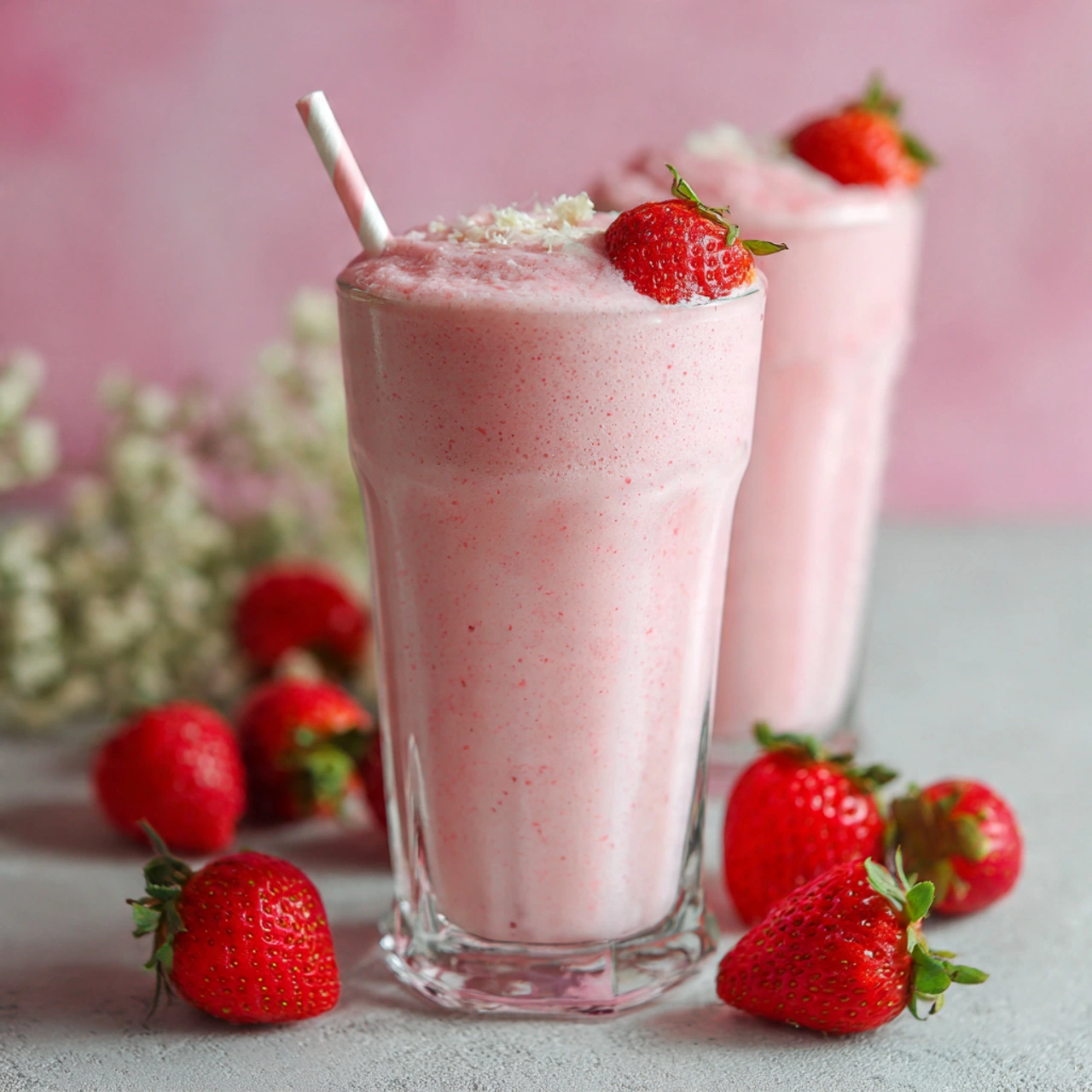Strawberry Vanilla Smoothie